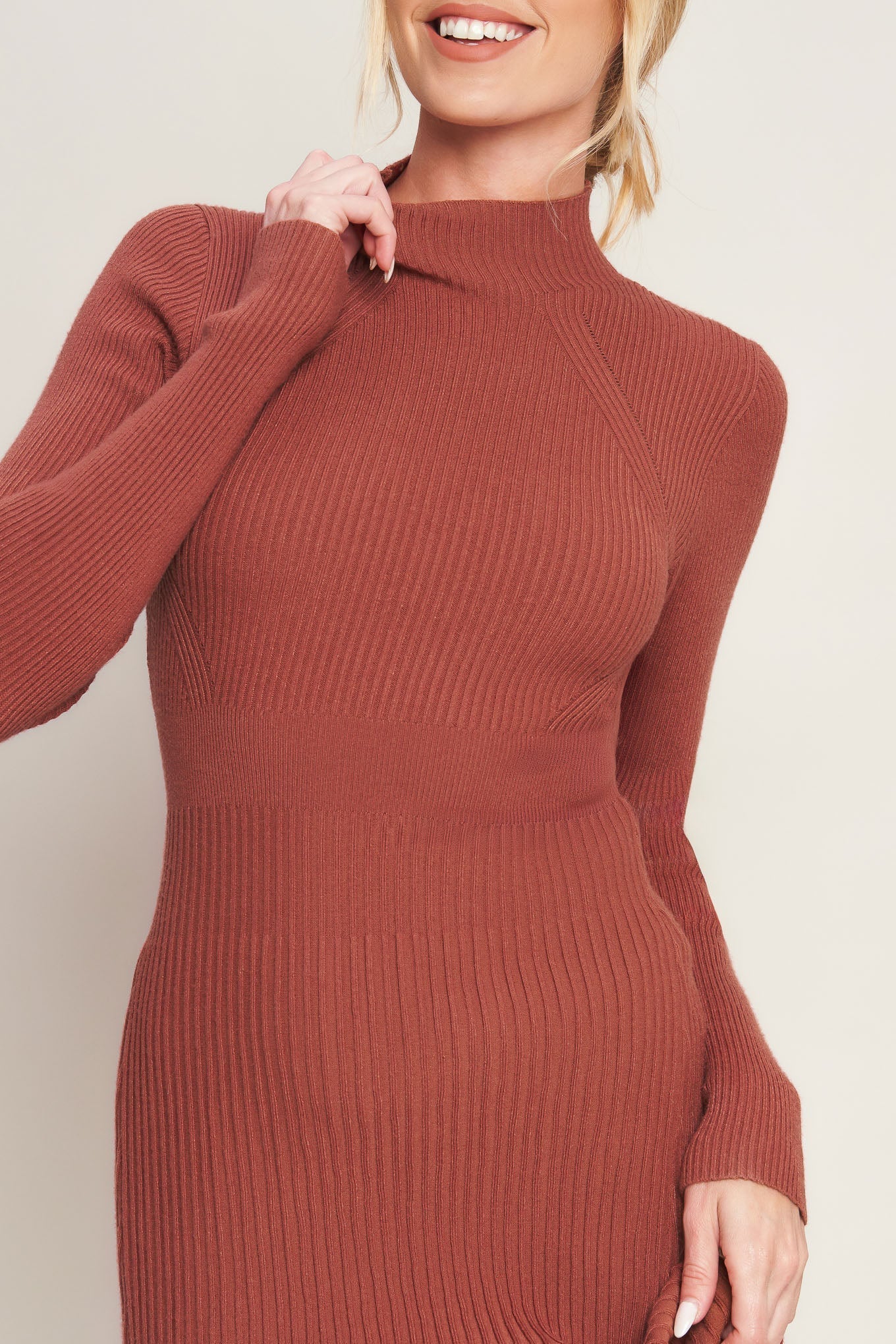 STOLEN KISSES SWEATER MIDI DRESS Flying Tomato